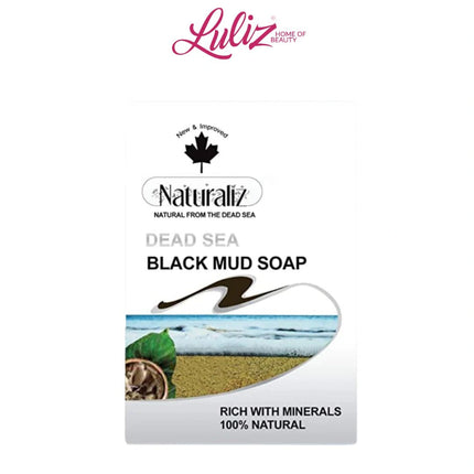 صابونة البحر الميت بالطين الاسود من ناتشورلايز