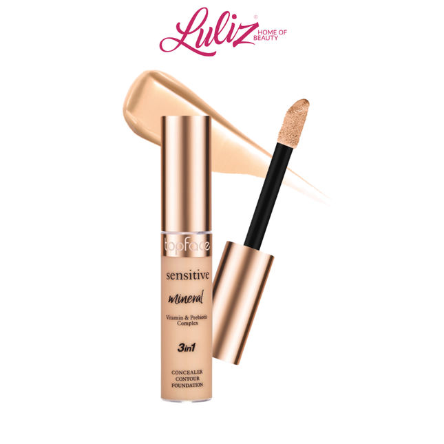 TOP FACE - Sensitive Mineral 3in1 Concealer, Contour & Foundation