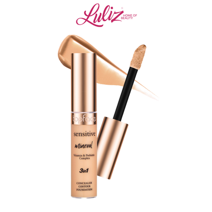 TOP FACE - Sensitive Mineral 3in1 Concealer, Contour & Foundation