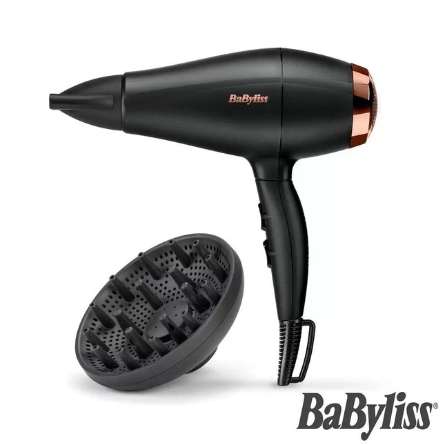 BaByliss D5709DSDE Hair Dryer 2200W Ionic Technology For Frizz Free Hair With Diffuser