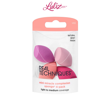 Real Techniques Miracle Mini Complexion Sponge 4 Count
