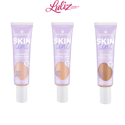 Essence Skin Tint Hydrating Natural Finish SPF30 Shades