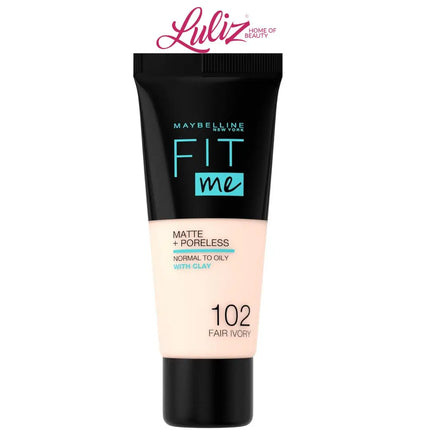 MAYBELLINE - fit me matte and poreless foundation