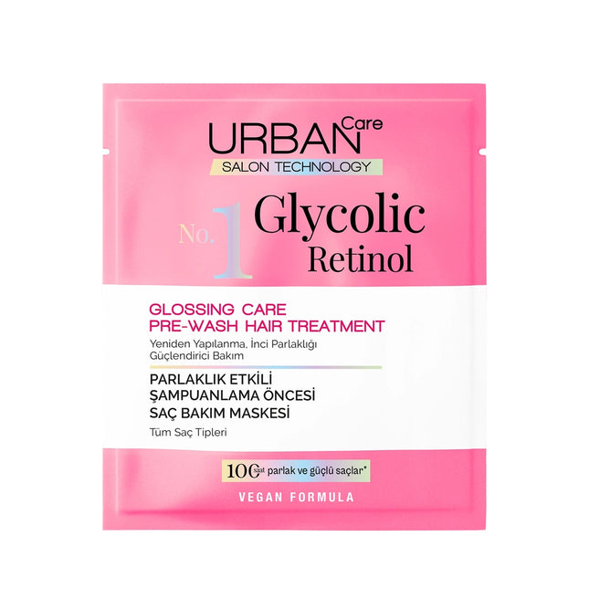 URBAN CARE - Glycolic & Retinol  Glossing Pre-Hair Mask 50ML