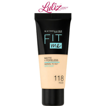 MAYBELLINE - fit me matte and poreless foundation