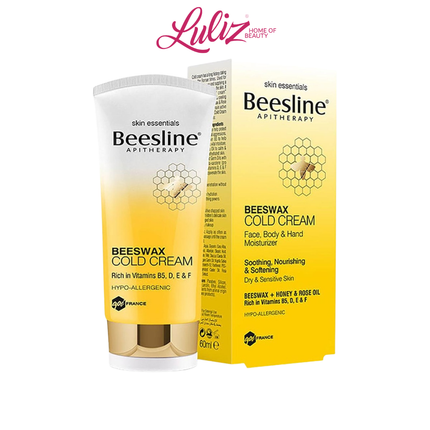 Beesline Beeswax Cold Cream Face,Body & Hand 60ml