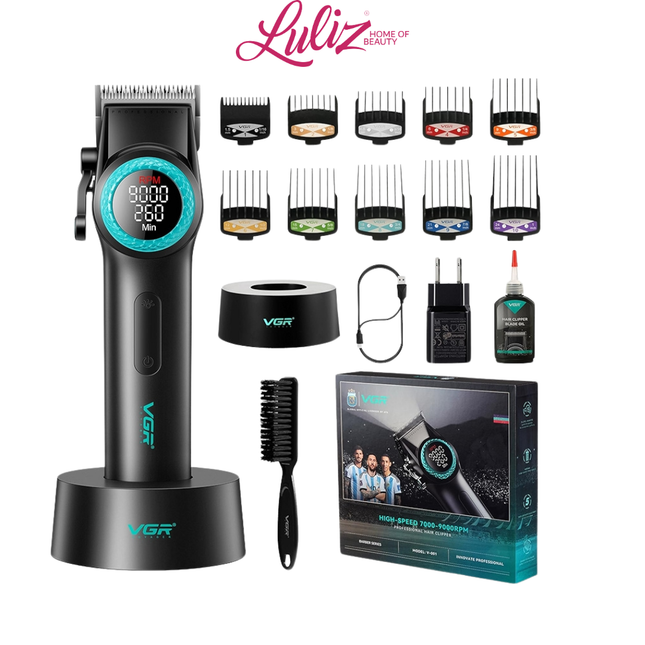 VGR High Speed 7000-9000RPM Professional Hair Clipper V-001