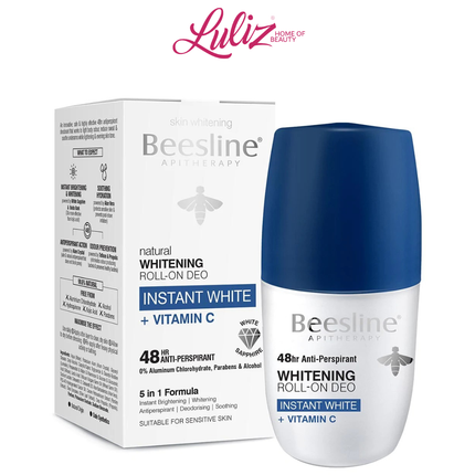 Beesline White. Deo Roll-On Instant White + Vitamin C