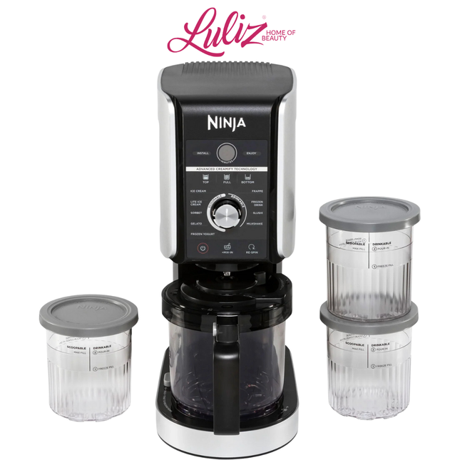 نينجا - ماكينة صنع الايس كريم والمشروبات المثلجة 10 في 1 كريمي ديلوكس NC501UK