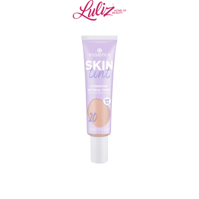 Essence Skin Tint Hydrating Natural Finish SPF30 Shades