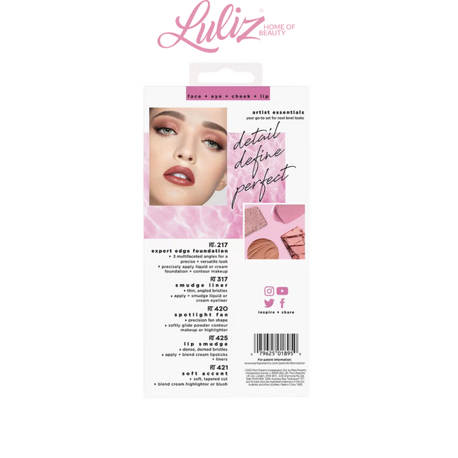 Real Techniques Artist Essentials Makeup Brush Set