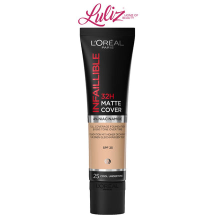 LOREAL PARIS - INFALLIBLE MATTE COVER 32H FOUNDATION
