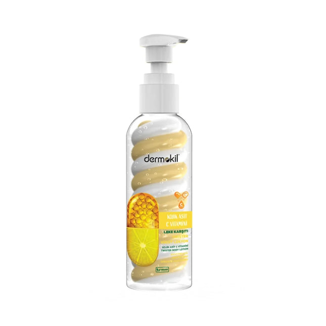 DERMOKIL  TWISTER BODY LOTION  KOJIC ACID AND V C 200 ML