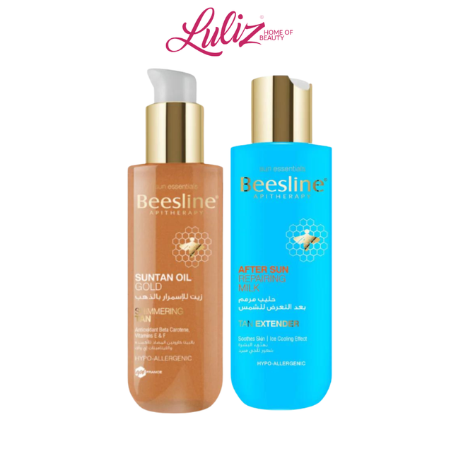 Beesline Suntan Oil Gold & After Sun Cooling Lotion Offer
