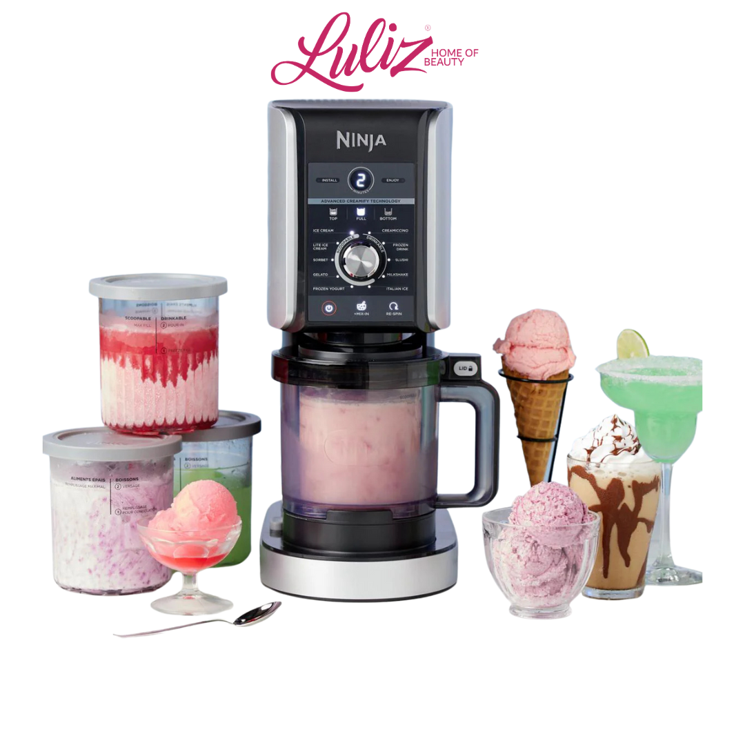 NINJA - CREAMi Deluxe 10-in-1 Ice Cream and Frozen Drink Maker NINJA - CREAMi Deluxe 10-in-1 Ice Cream and Frozen Drink Maker