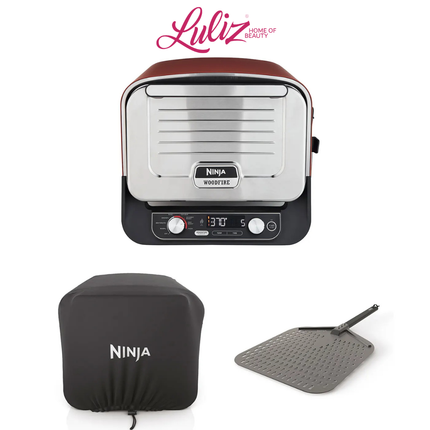 NINJA - Woodfire Electric Outdoor Oven, Artisan Pizza Maker and BBQ Smoker OO101UK