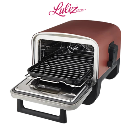 NINJA - Woodfire Electric Outdoor Oven, Artisan Pizza Maker and BBQ Smoker OO101UK