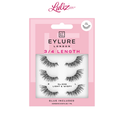 Eylure Fluttery Light Lashes 3/4 Length - No 008