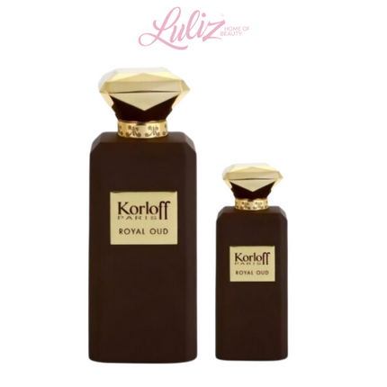 مجموعة عطر كورلوف رويال عود او دي بارفيوم 88مل + 30مل لكلا الجنسين