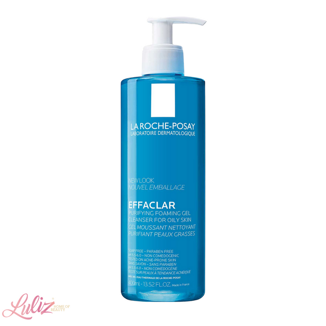 La Roche Posay Effaclar Gel Facial Wash For Oily Sensitive Skin 400Ml