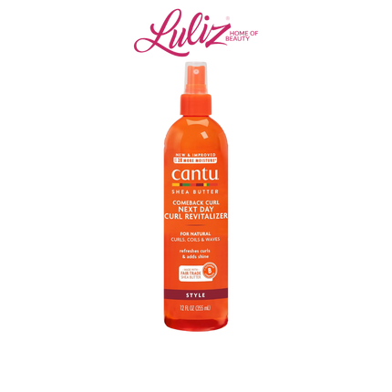 cantu  shea butter comeback curl next day curl revitalizer 355 ml