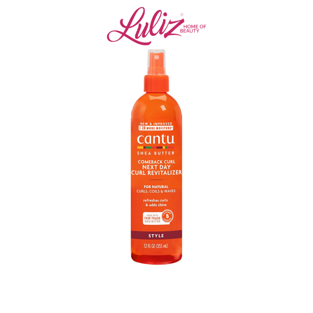 cantu  shea butter comeback curl next day curl revitalizer 355 ml