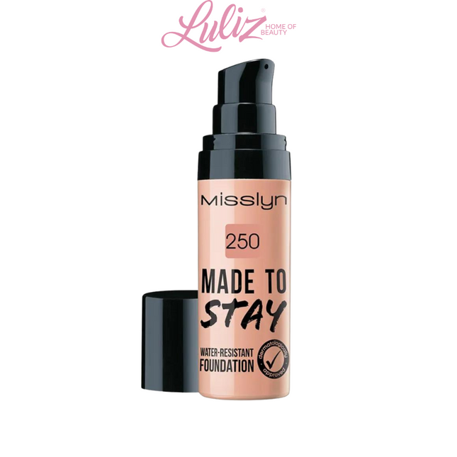 Misslyn Foundation Made to Stay Water Resistant Foundation 250