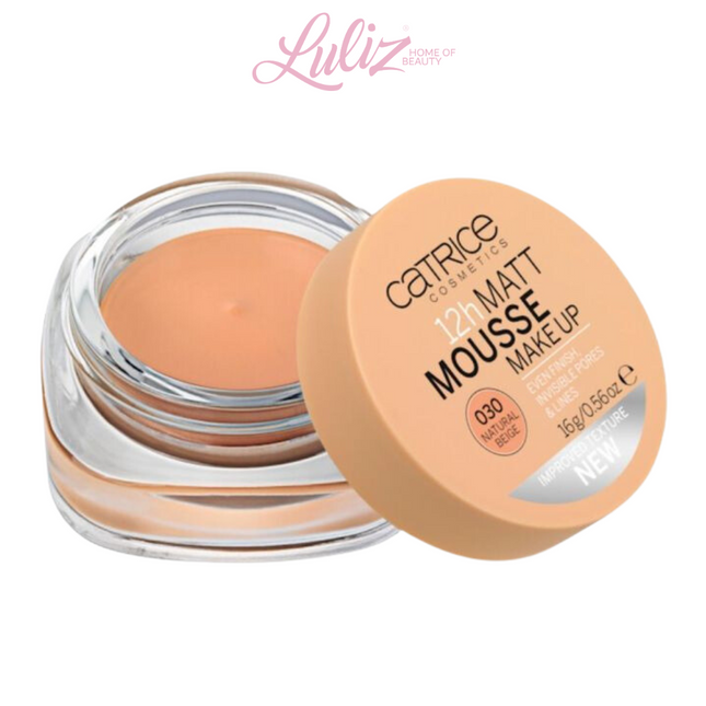 Catrice 12h Matt Mousse Make up 030 Natural Beige