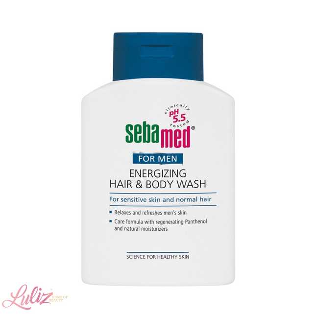 SebaMed Energizing Hair & Body Wash For Men