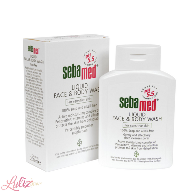 SebaMed Liquid Face & Body Wash For Sensitive Skin