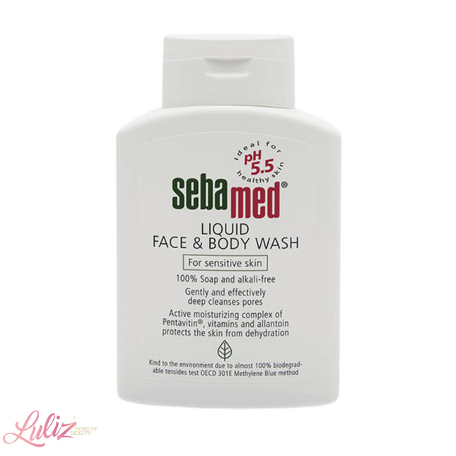 SebaMed Liquid Face & Body Wash For Sensitive Skin