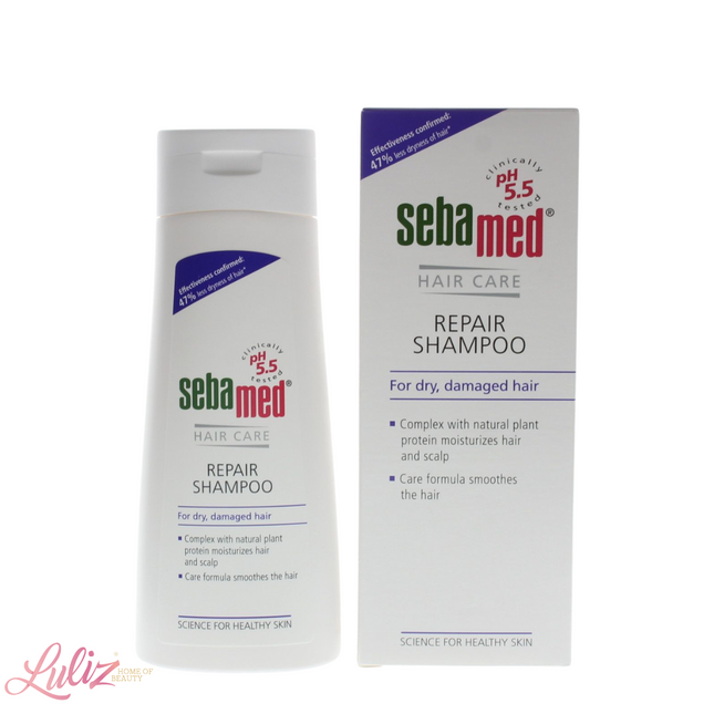 SebaMed Repair Shampoo For Dry, Damaged Hair 200Ml