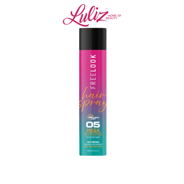 Freelook 05 Mega Strong Hair Spray 48 Hour Hold 400Ml