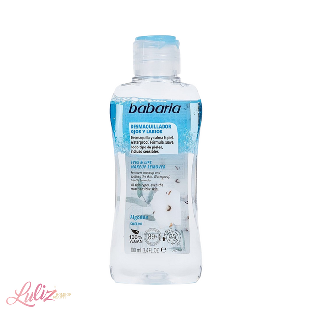 Babaria Eye and Lip Makeup Remover 100Ml