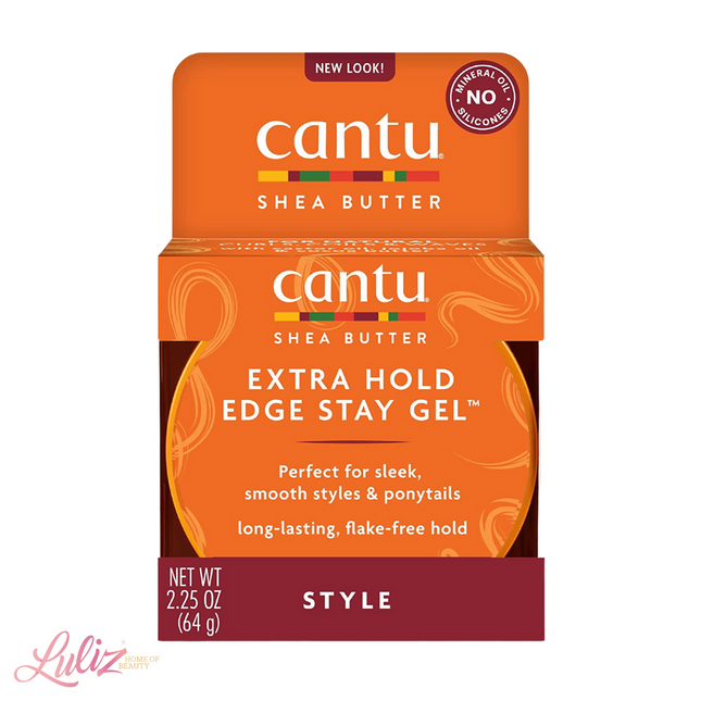 Cantu Extra Hold Edge Setting Gel with Shea Butter – 64 g