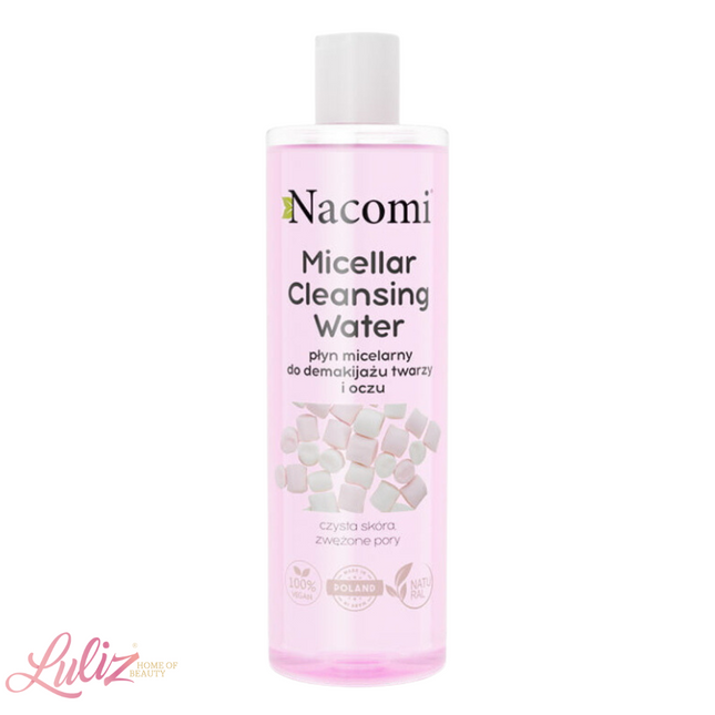 Nacomi Micellar Cleansing Water Reduces Pores 400Ml