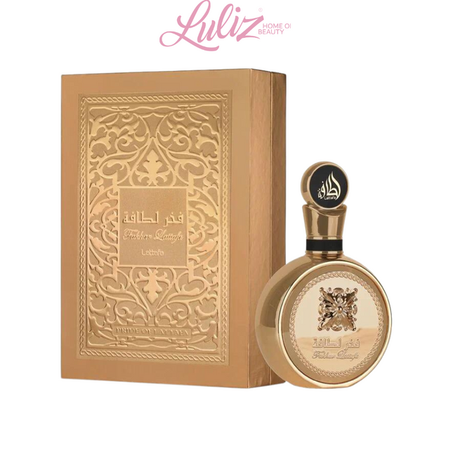 عطر لطافة فخر لطافة الذهبي او دي بارفيوم 100مل عطر لكلا الجنسين