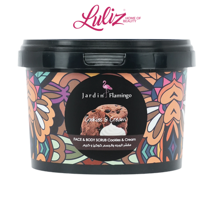 Jardin Flamingo Face & Body Scrub Cookies & Cream 400G