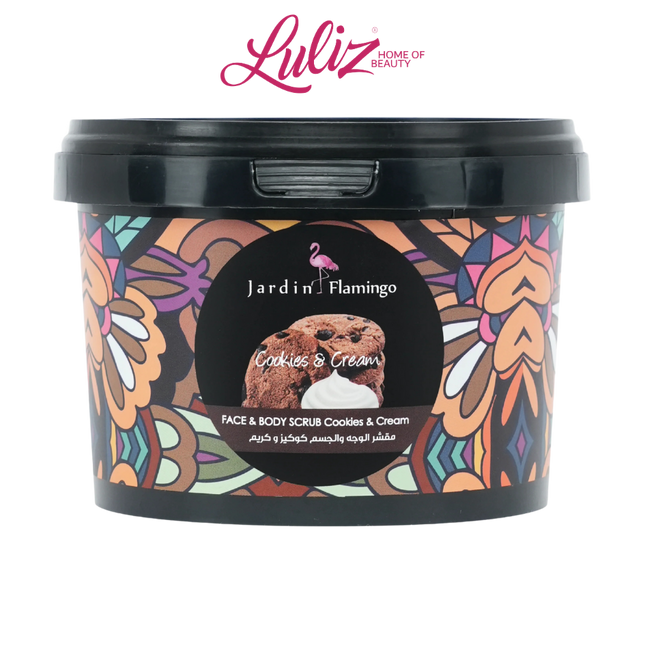 Jardin Flamingo Face & Body Scrub Cookies & Cream 400G