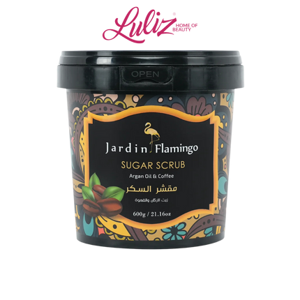 Jardin Flamingo Sugar Scrub Argan Oil & Coffee 600G