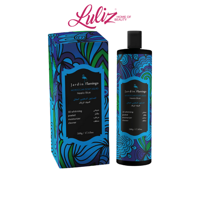 Jardin Flamingo Moroccan Soap Liquid Neela Blue 500Ml