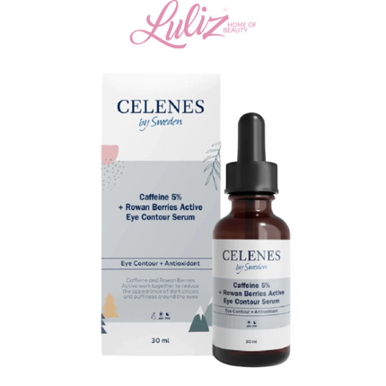 Celenes Caffeine 5% + Rowan Berries Active Eye Contour FACE SERUM 30Ml