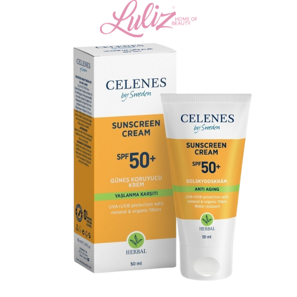 كريم واقي الشمس مضاد للتجاعيد من سيلينيس SPF50+ 50مل