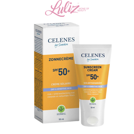 كريم واقي الشمس للبشرة الجافة والحساسة من سيلينيس SPF50+ 50مل