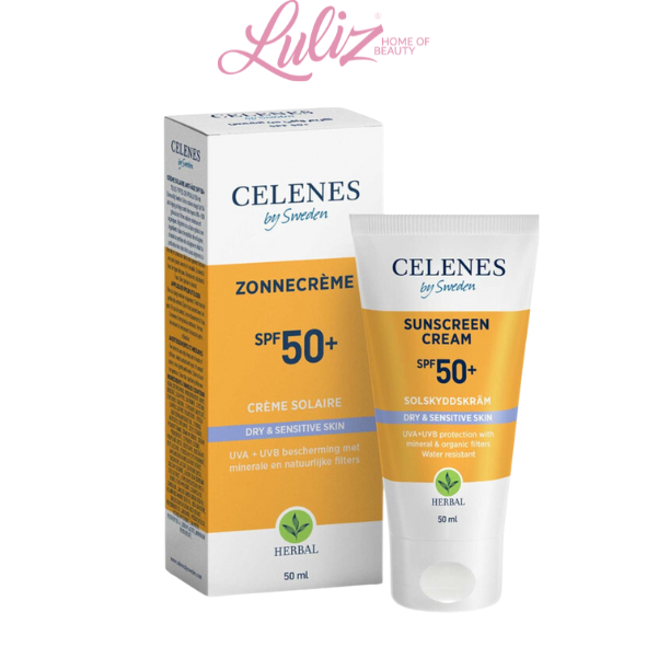 كريم واقي الشمس للبشرة الجافة والحساسة من سيلينيس SPF50+ 50مل