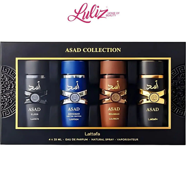 LATTAFA - Asad Collection Eau De Parfum 4×25 ML