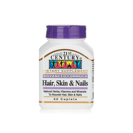 21st Century Hair Skin and Nails 50 Caplets