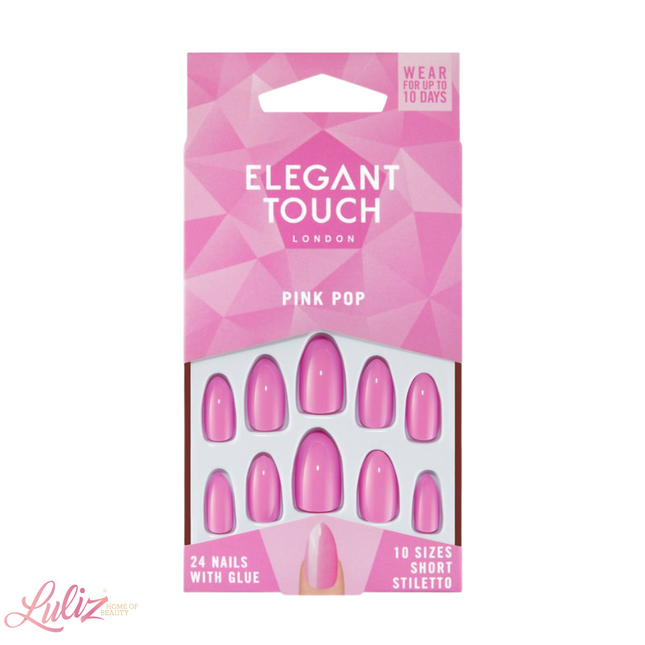 Elegant Touch Pink Pop Nails