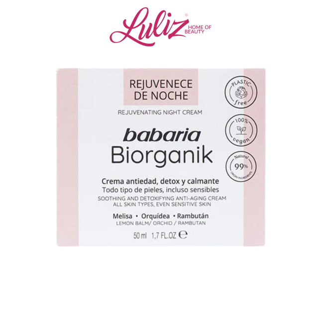 Babaria Bio Night Renewed Skin Face Cream 50Ml