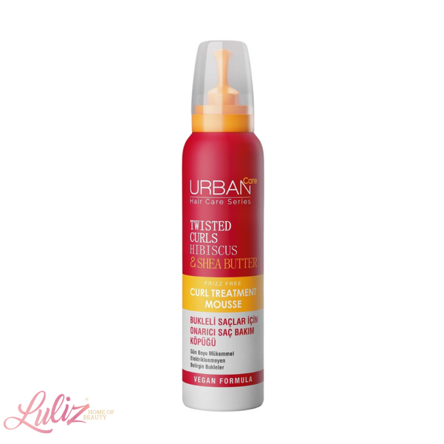 Urban Care Twisted Curls Hibiscus & Shea Butter Curl Treatment Mousse 150Ml